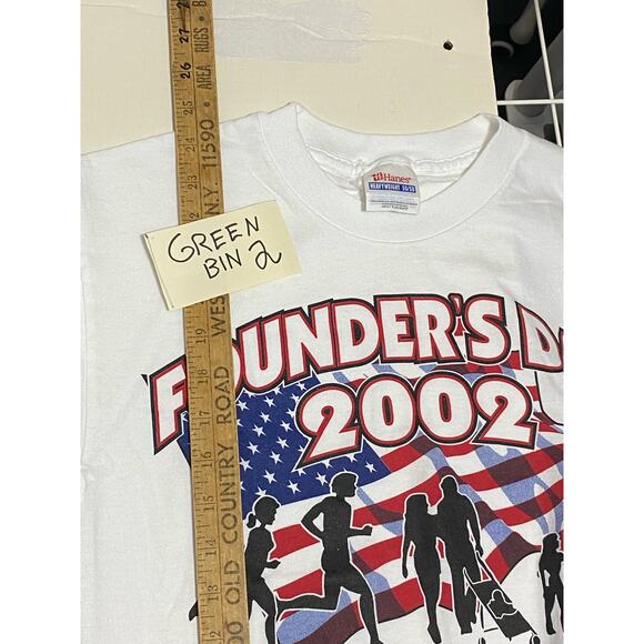 Cooper City Founders Day Marathon 2002 Vintage white t shirt size Small - Picture 4 of 6